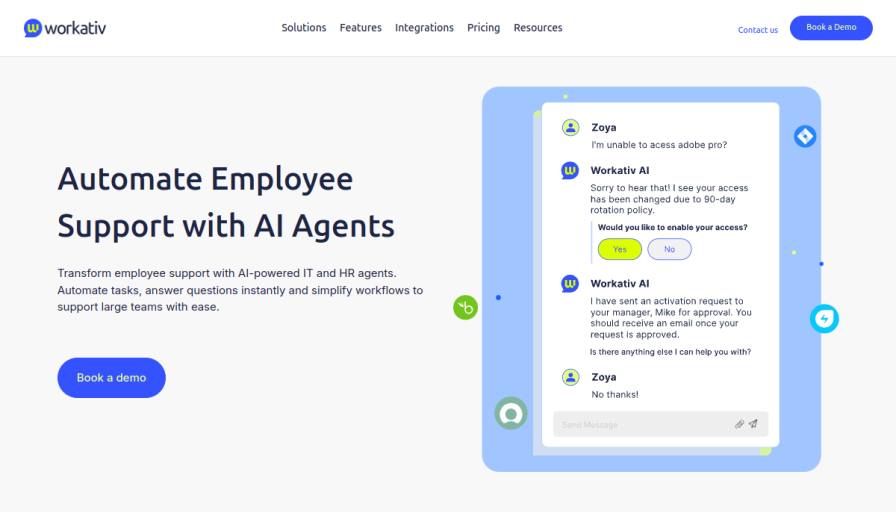 Agentic AI: Workativ AI Agents
