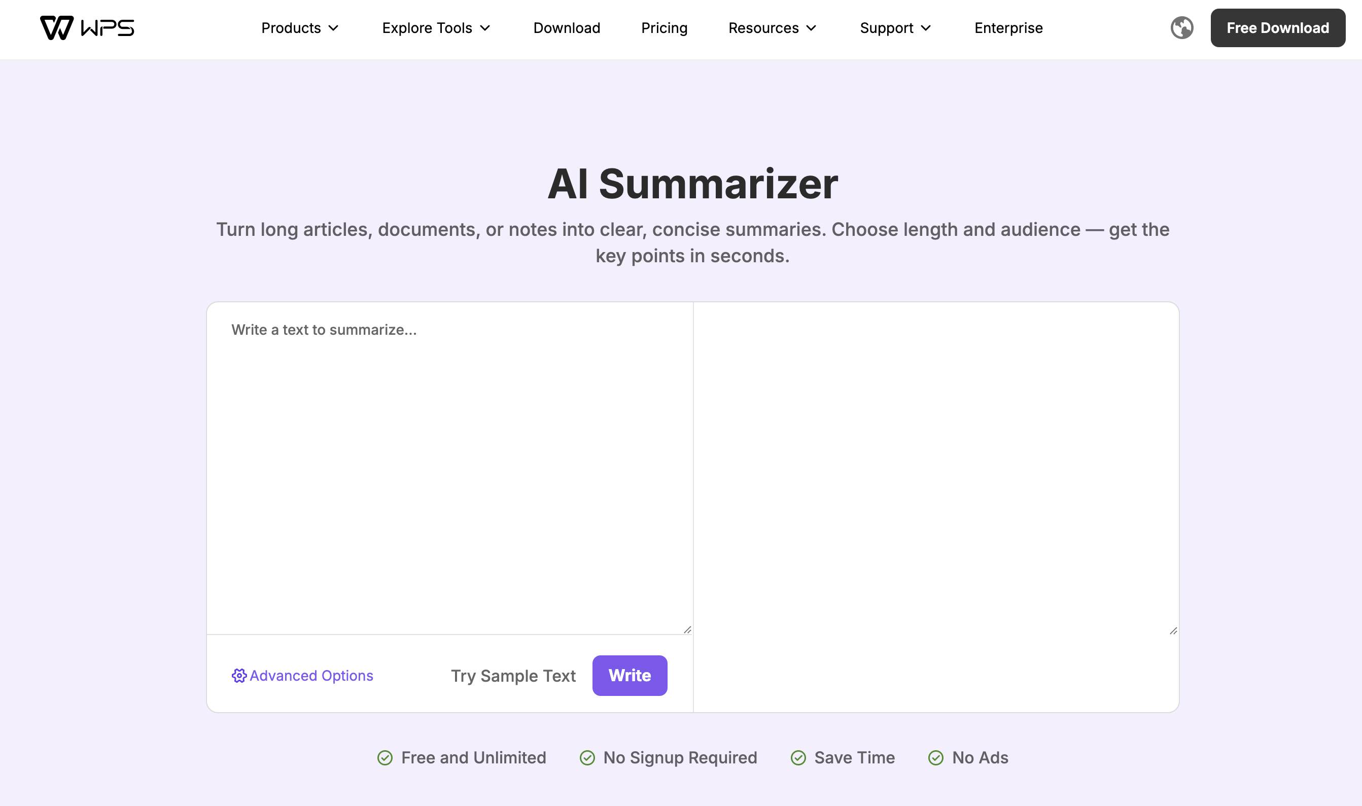 Agentic AI: WPS AI Summarizer