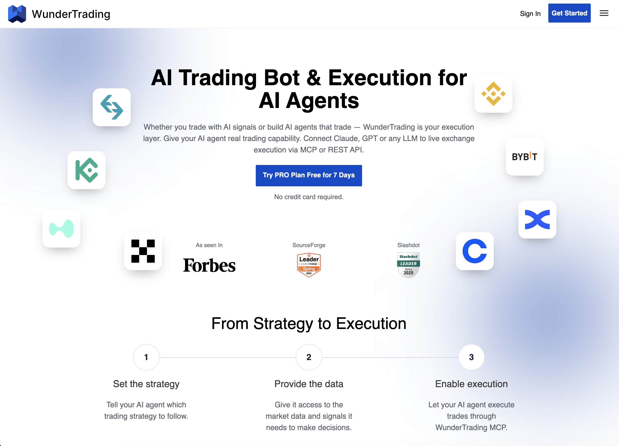 AI Agent WunderTrading AI Trading Bot