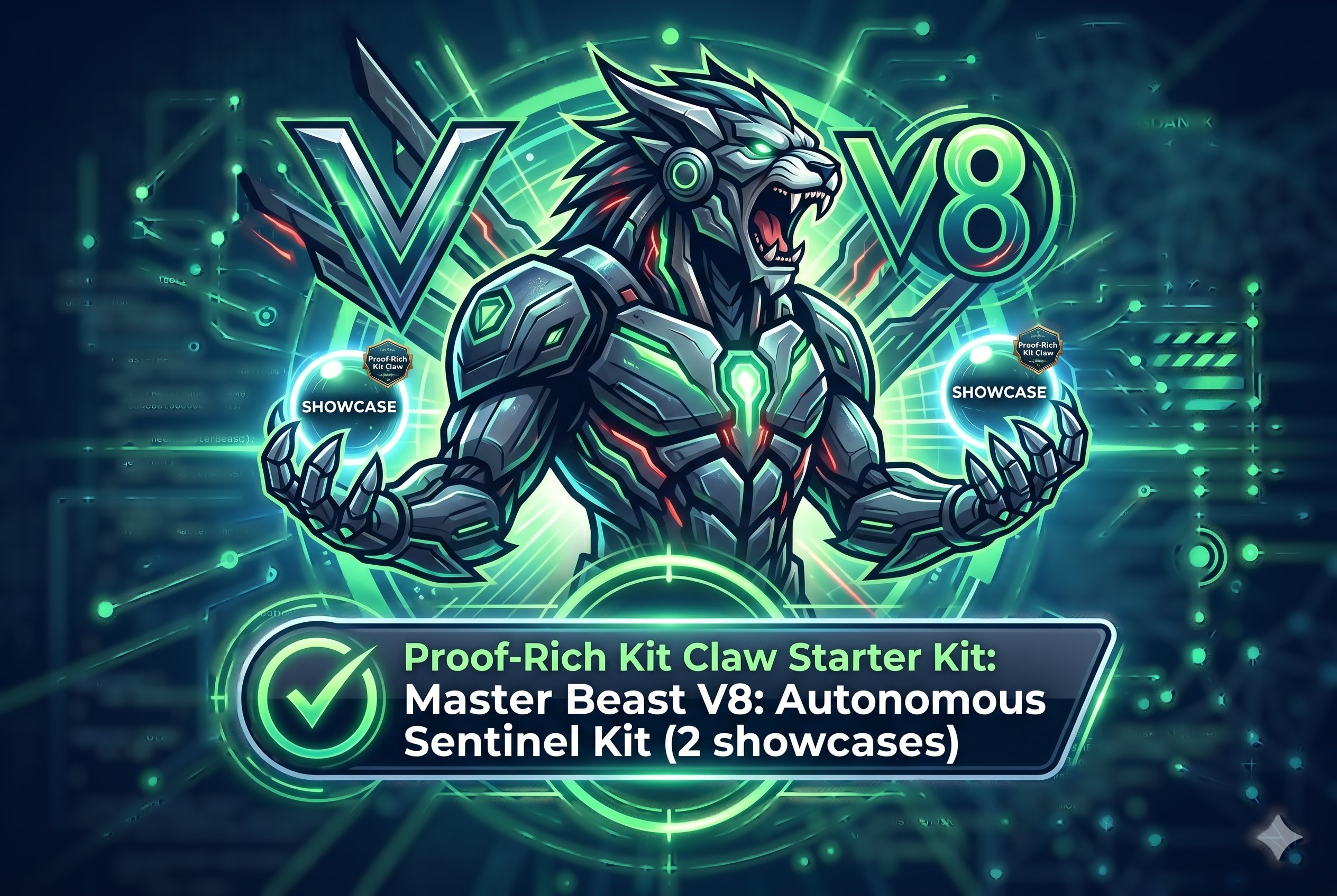 Master Beast V8: Autonomous Sentinel Kit