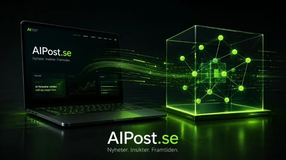 AIPost och NVIDIA-inspirerad AI-visualisering för Nemotron 3 Ultra och OpenCode