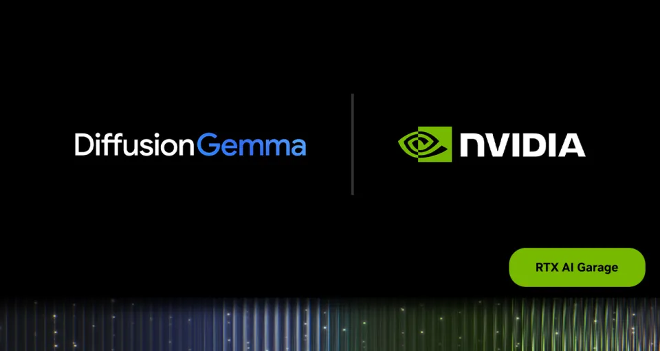 Källbild till artikeln: NVIDIA visar DiffusionGemma – lokal AI-bildgenerering på RTX-grafikkort