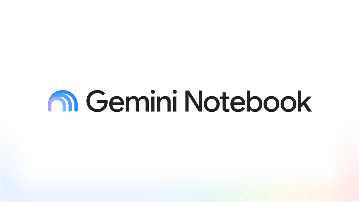 Illustration för Googles Gemini Notebook, efter namnbytet från NotebookLM