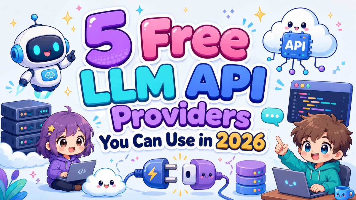 Källbild till artikeln: 5 gratis LLM-API:er du kan använda 2026