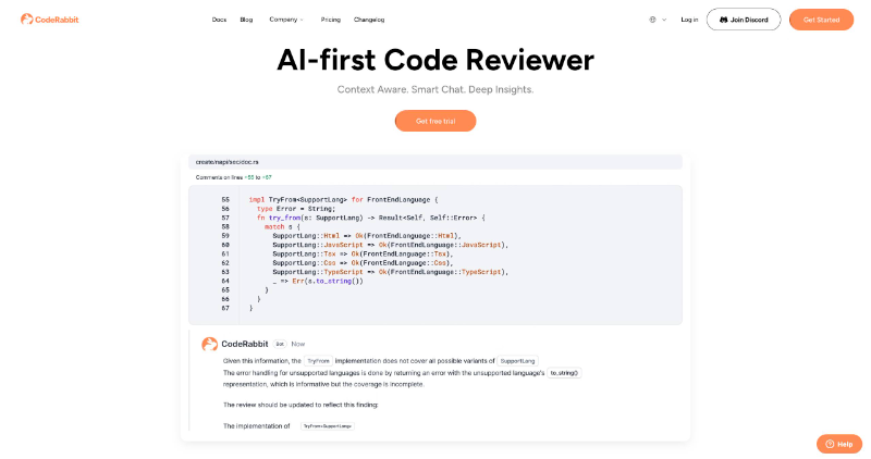 Cover Image for AI Code Reviews | CodeRabbit | Try for Free