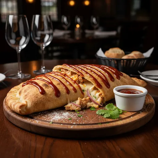Barbecue Chicken Calzone