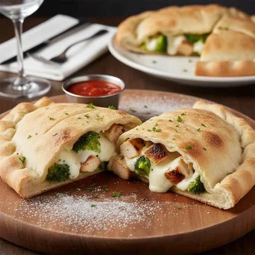 Grilled Chicken Broccoli Calzone