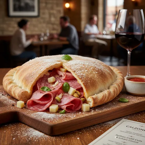 Italian Cold Cuts Calzone