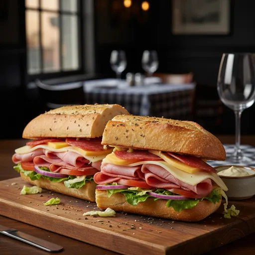 Ham, Cheese and Salami Sub