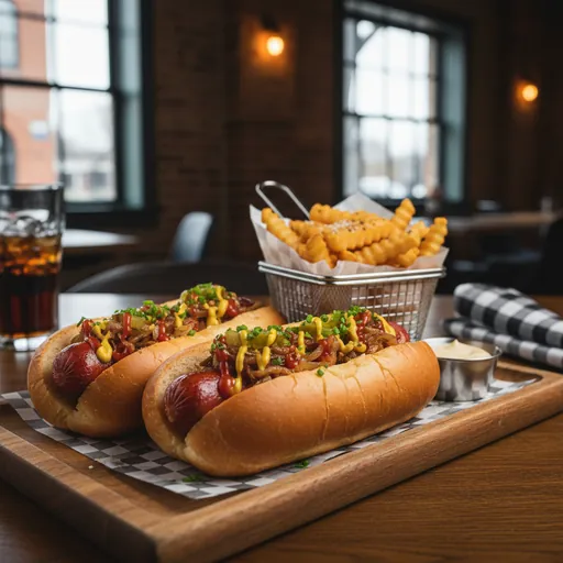 2 Hot Dogs and French Fries