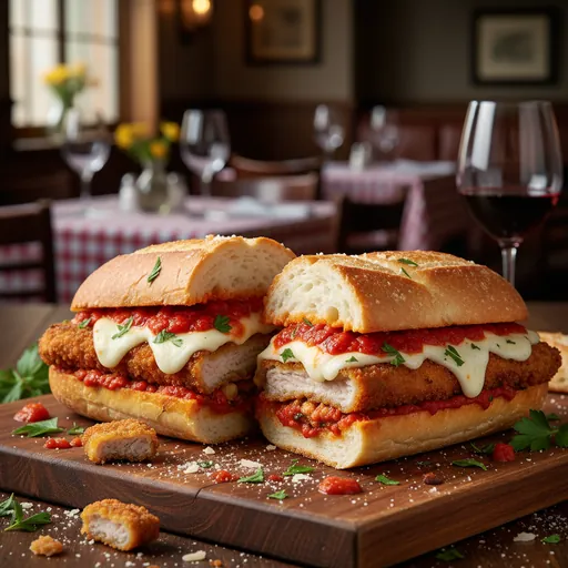 Real Veal Parmesan Sub