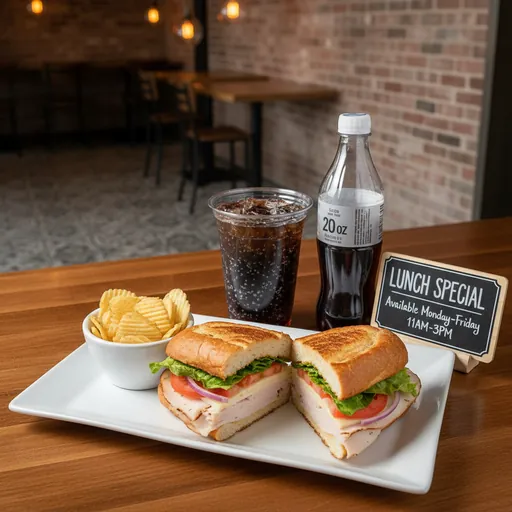 Turkey Sub and Soda