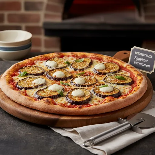 Eggplant Parmesan Pizza