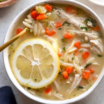 Greek Avgolemono Soup