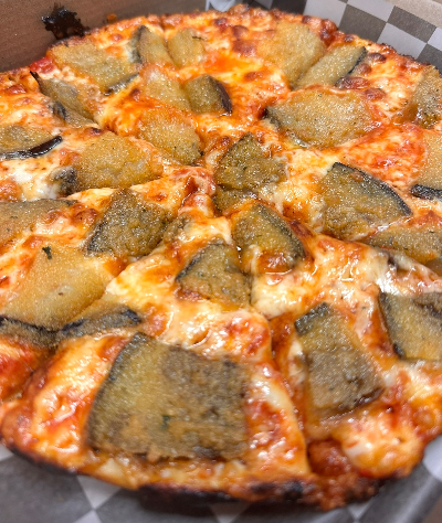Eggplant Parmesan Pizza