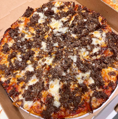 Steak and Cheese Pizza