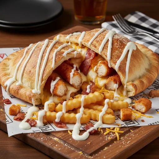 Chicken Bacon Ranch Calzone