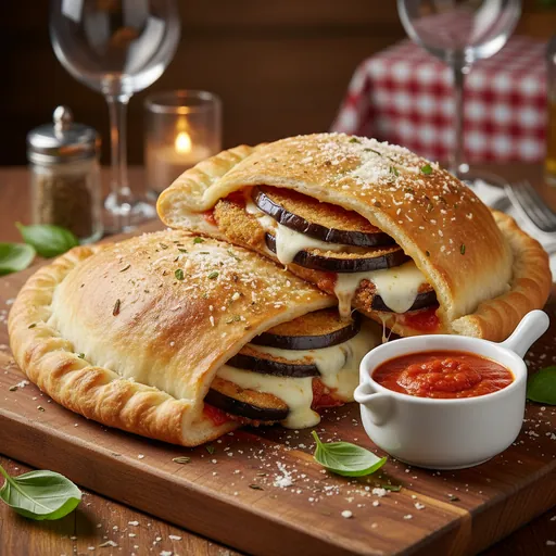 Eggplant Parmesan Calzone