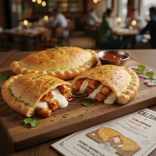 Honey Barbecue Chicken Calzone