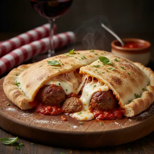 Meatball Calzone
