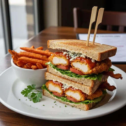 Crispy Buffalo Chicken Club