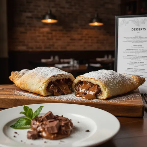 Milky Way Dessert Calzone