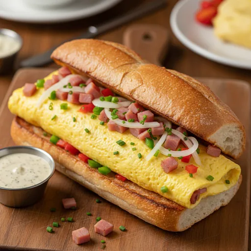 Western Omelet Sub