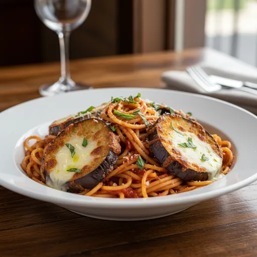 Eggplant Parmesan Pasta