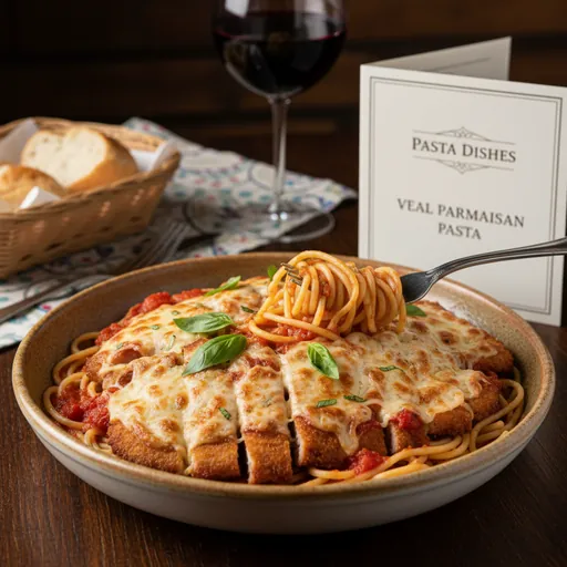 Veal Parmesan Pasta