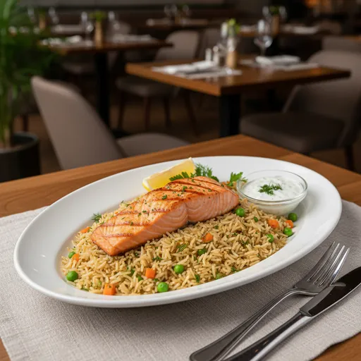 Salmon Rice Plate