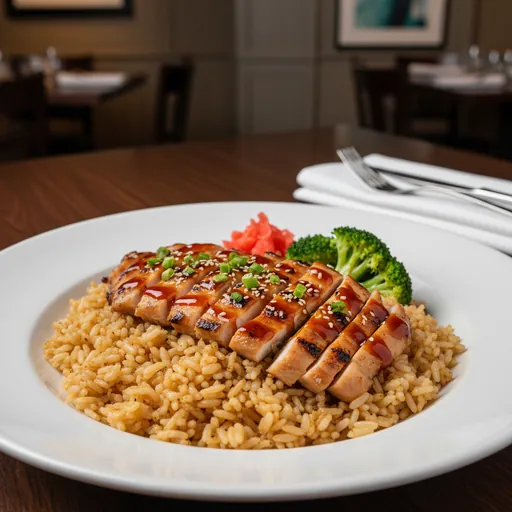 Teriyaki Chicken Rice Plate