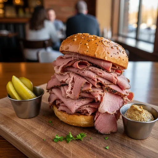 Super Pastrami Sandwich