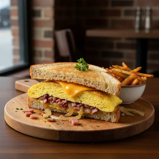 Western Omelet Sandwich