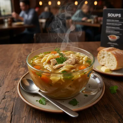 Cup of Chicken Noodle Soup