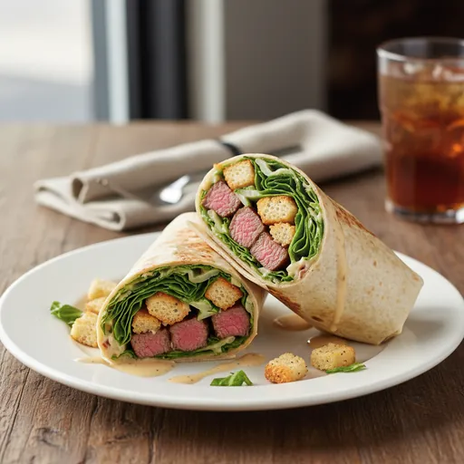 Caesar Steak Tips Wrap
