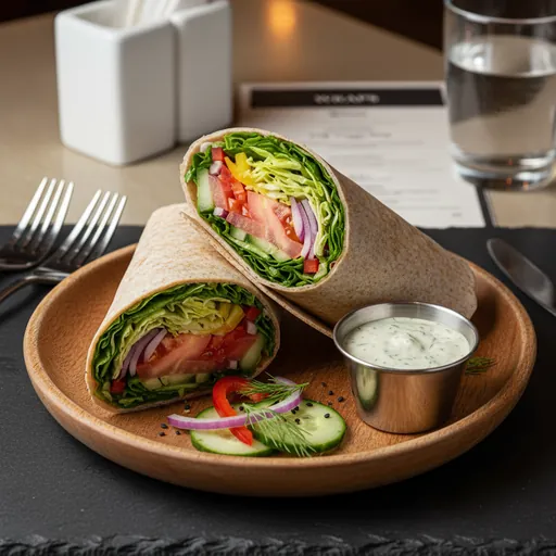 Cold Veggie Wrap