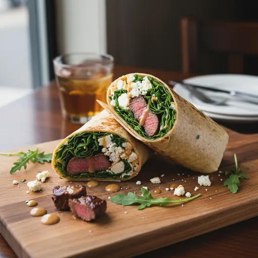 Honey Steak Tips Wrap