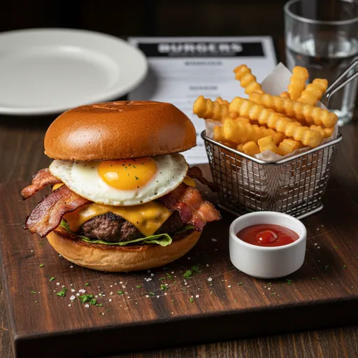Bacon Egg Cheeseburger