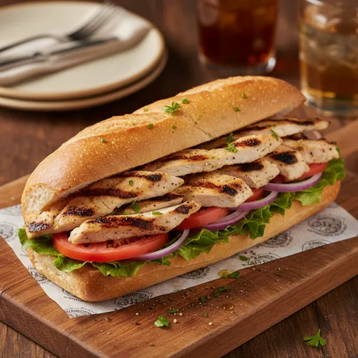 Grilled Chicken Hoagie