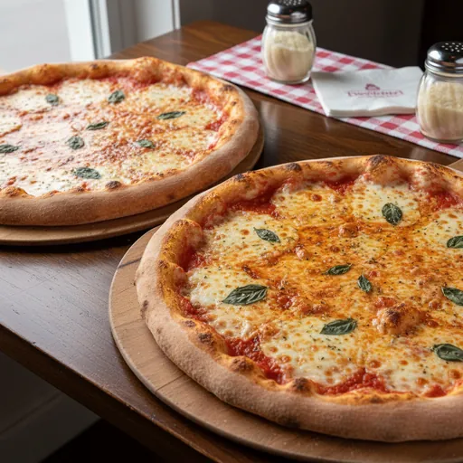 Two Large Plain Pizzas