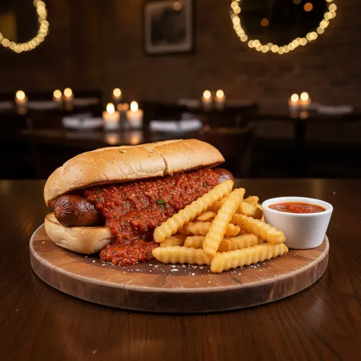 Sausage with Sauce