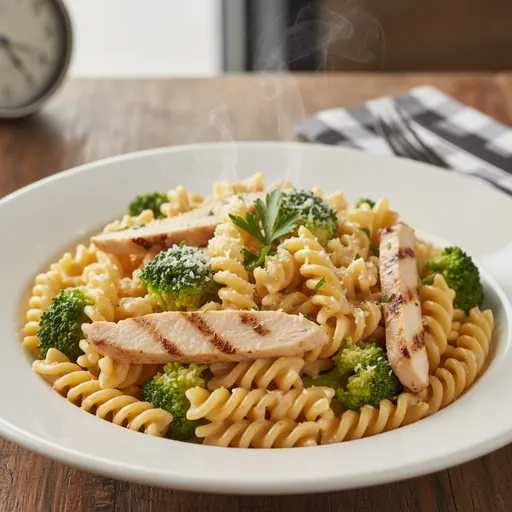 Chicken and Broccoli Alfredo (Lunch)