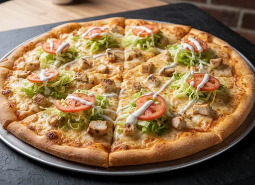 Grilled Chicken Ranch Pizza