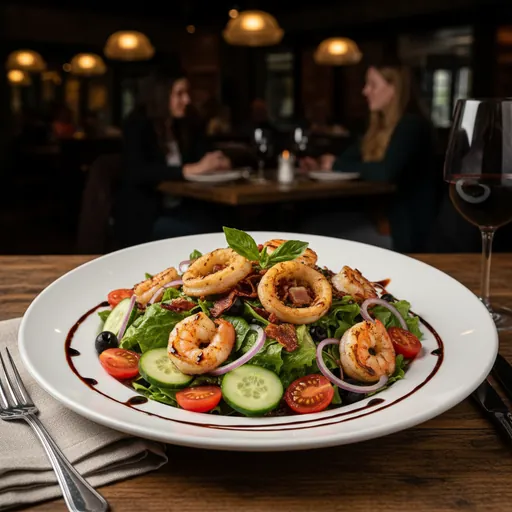 Calamari and Shrimp Salad
