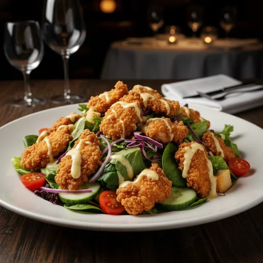 Crispy Chicken Salad