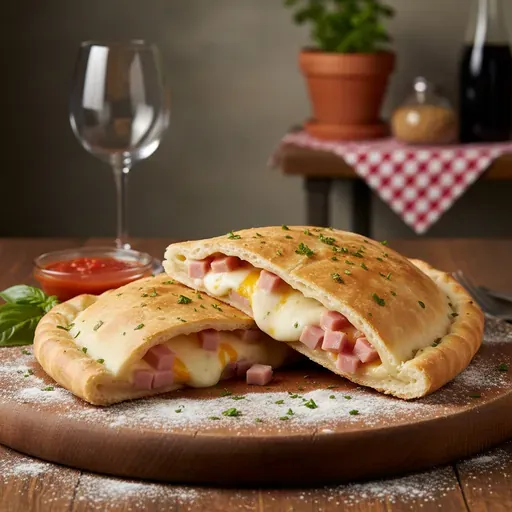Ham and Cheese Calzone