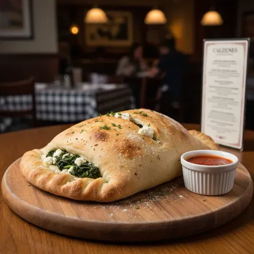 Spinach Feta Calzone