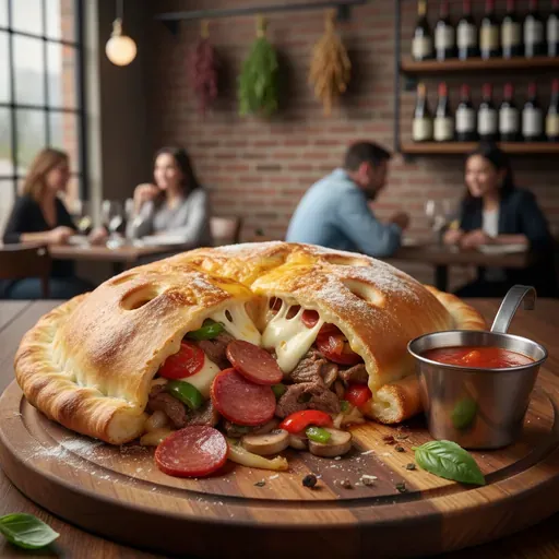 Steak Bomb Calzone