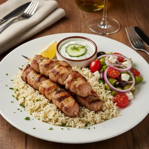 Souvlaki Shish Kabob Dinner