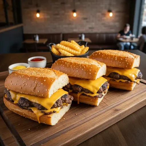 Cheeseburger Sub